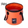 Double Handle Carry Bucket 12/20L Collapsible Water with Handles, Large Foldable Container, Container Portable Pail for Outdoor, Camping, Fishing, Car