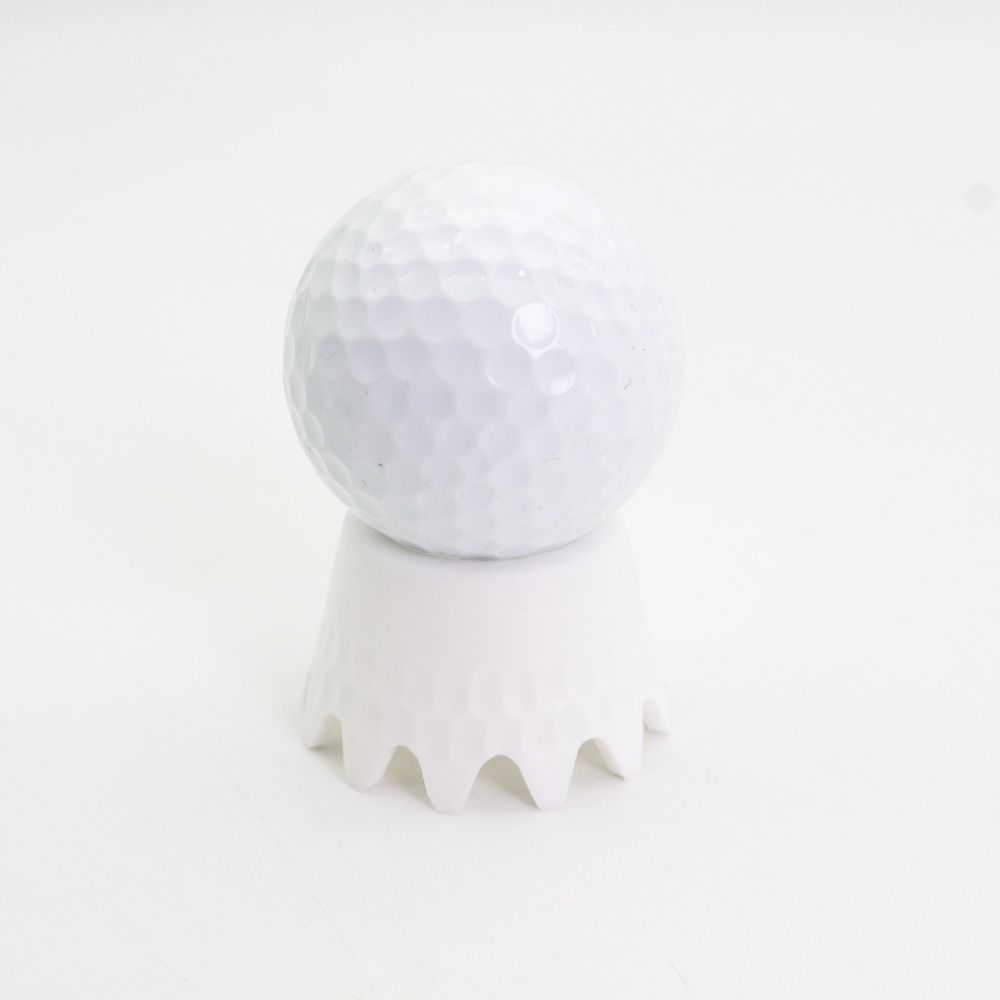 8Pcs Creative Golf Tee Wave Shaped Bottom Design Plastic Golf Mat Golf Practice Tees  Sports