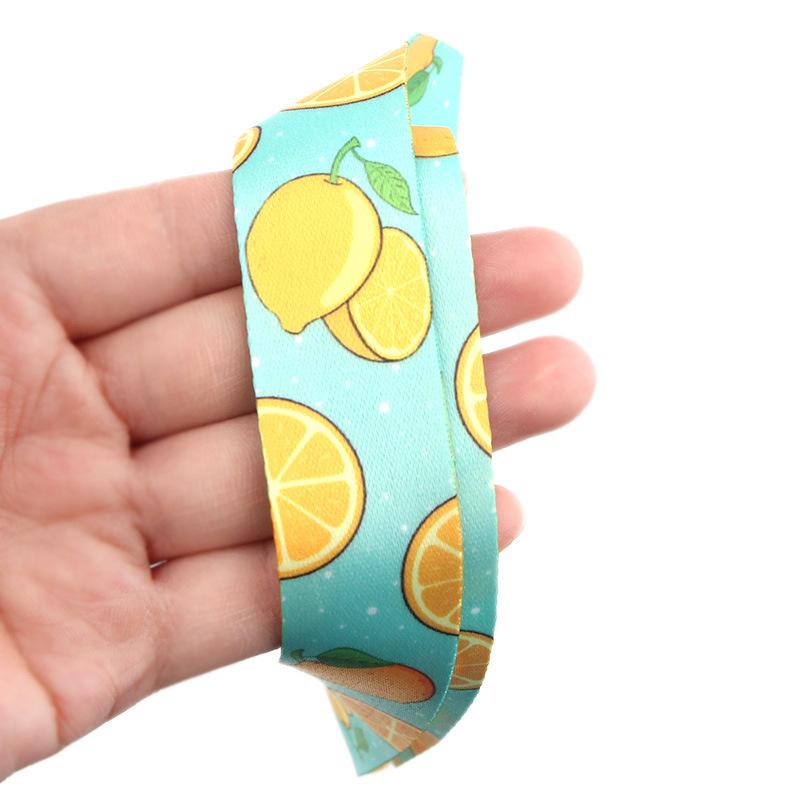 Mix Fruit Lanyard for Keys Cute Watermelon Lemon Phone Strap Pineapple Strawberry ID Badge Holder Fashion Gifts