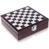 Wine and Chess Accessory Set - 149647 - Brown - Stainless Steel - Wood - 5 Pieces