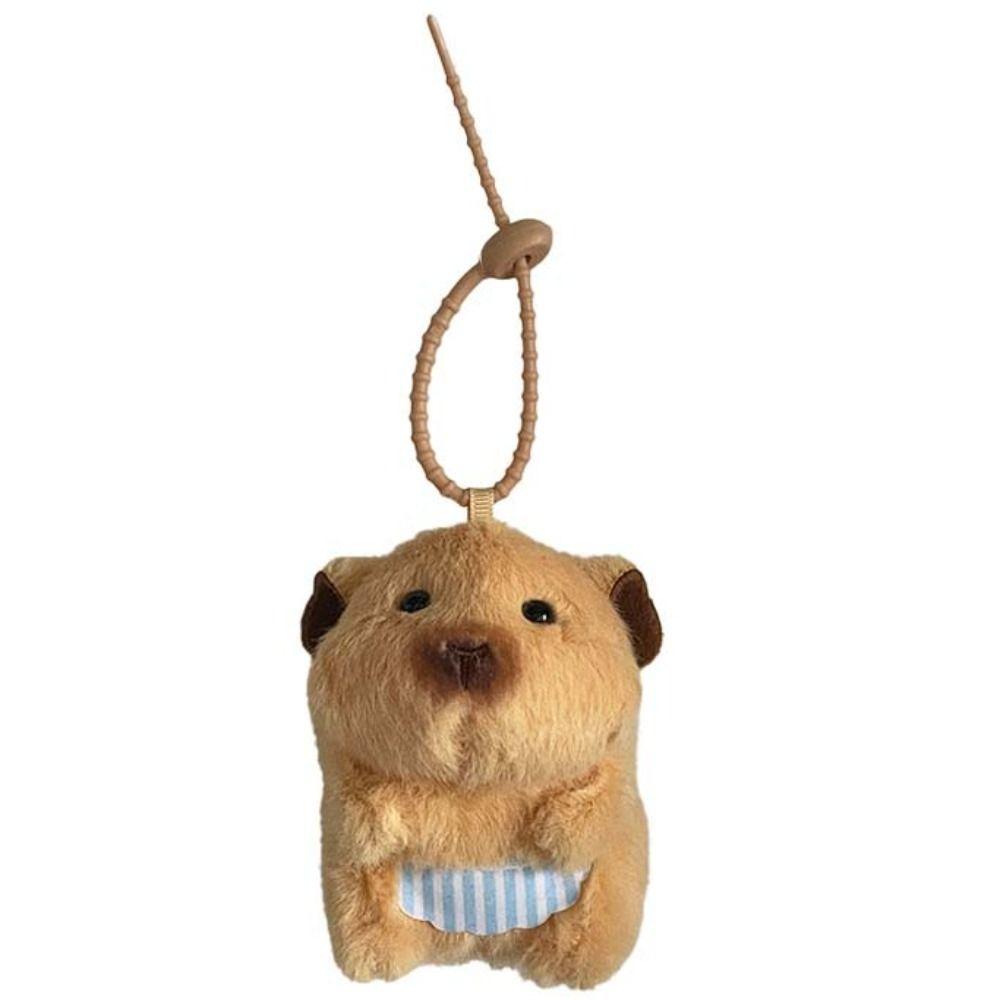 Bag Charm Hamster Plush Pendant Hanging Decoration Hamster Plush Keychain School Bag