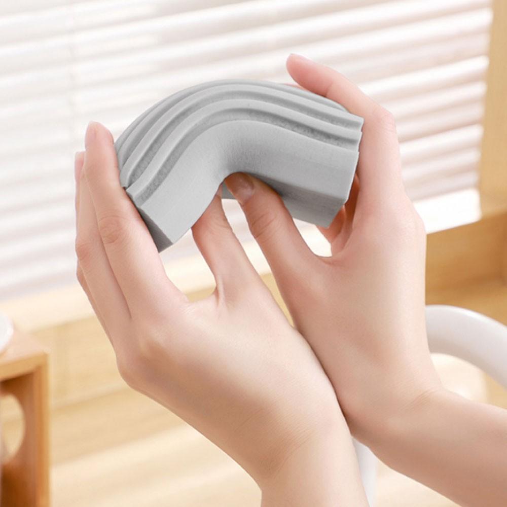 3Pcs Damp Clean Duster Sponge Reble Detailing Wash Brush Tool Home Universal