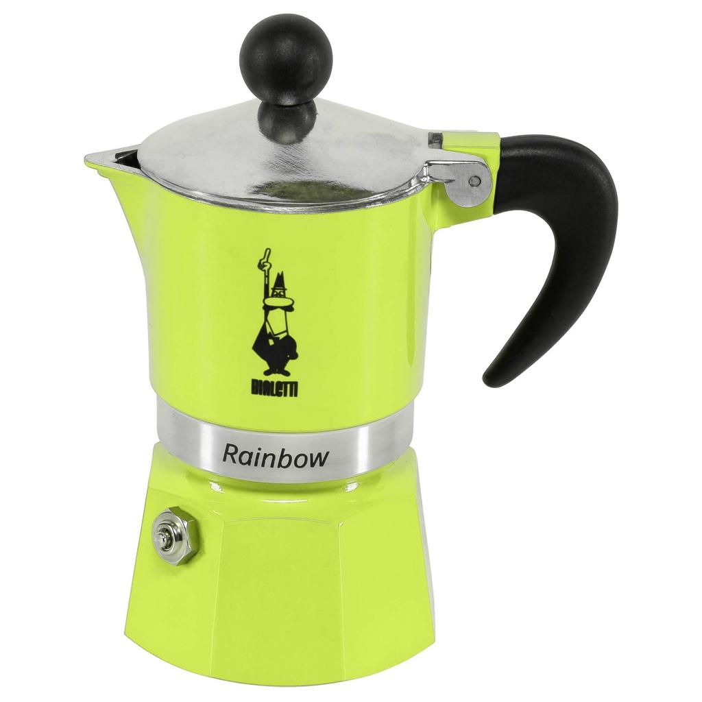 Bialetti Rainbow Stovetop Espresso Maker 1 Cup Green