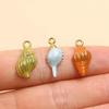 Ocean-Themed Stainless Steel Seashell Conch Pendant Jewelry Accessories