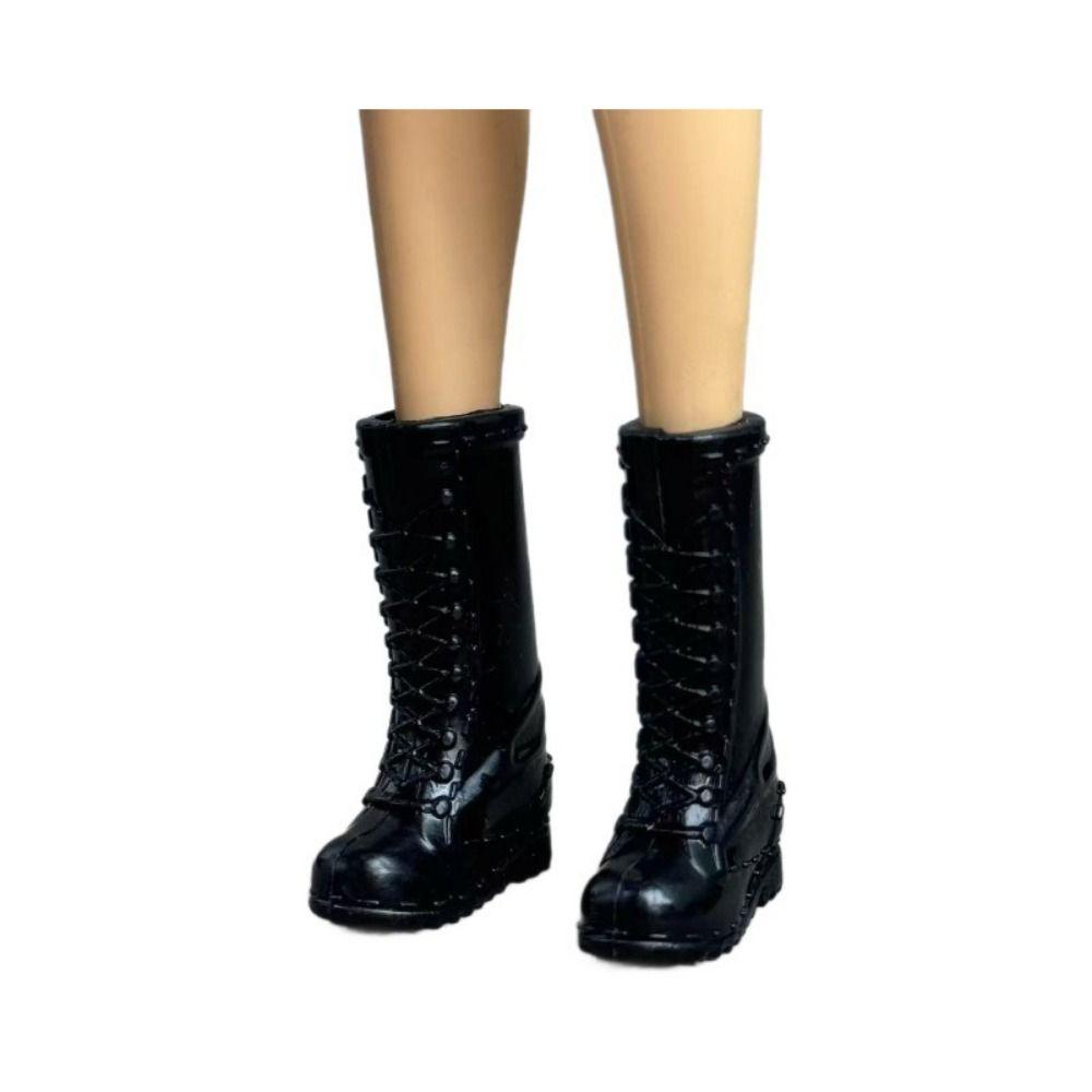 Fashion 1/6 Doll Sippers Shoes Sandals High Eyed Shoes Flat Shoes Fit Foot Length 2cm Dolls