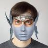 Mechanical Mask with Wing Masquerade Mask Half Face Mask Masquerade Costume Accessories For Women Men Halloween Cosplay