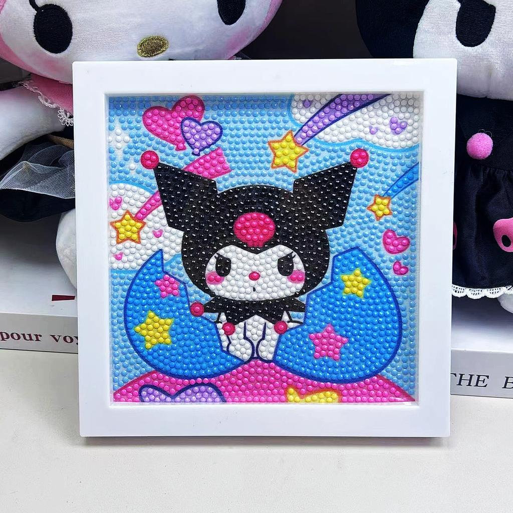 Children'S Diamond Painting Handmade Diy Masonry Painting Cartoon Diamond Sticker Bedroom Living Room Decorative Painting Photo Frame