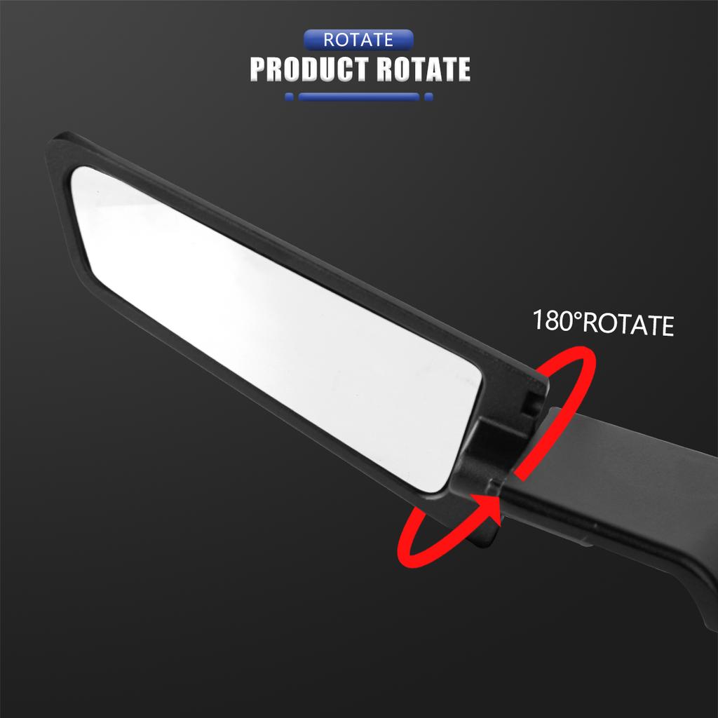 Motorcycle Mirrors Stealth Winglets Mirror Kits Adjustable Mirrors For Kawasaki Honda Aprilia  Benelli Suzuki Harley BMW Triumph