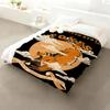 AFTG All For The Game Retro Print Throw Cozy Soft Flannel Throw Lightweight Skin-Friendly For Sofa Bed Office & Travel