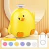 Tondeuse à ongles électrique pour bébé dessin animé Portable Forme de poulet Lime à ongles pour bébé Fonctionnement silencieux Coupe à 360 degrés