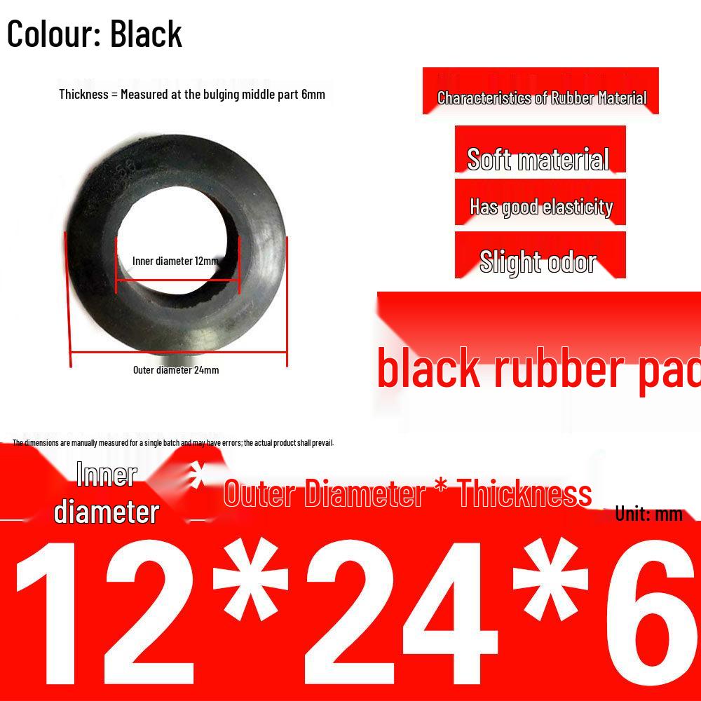 Polyurethane Shock-Absorbing Rubber Cushion with Backrest Pin and Elastic Sleeve