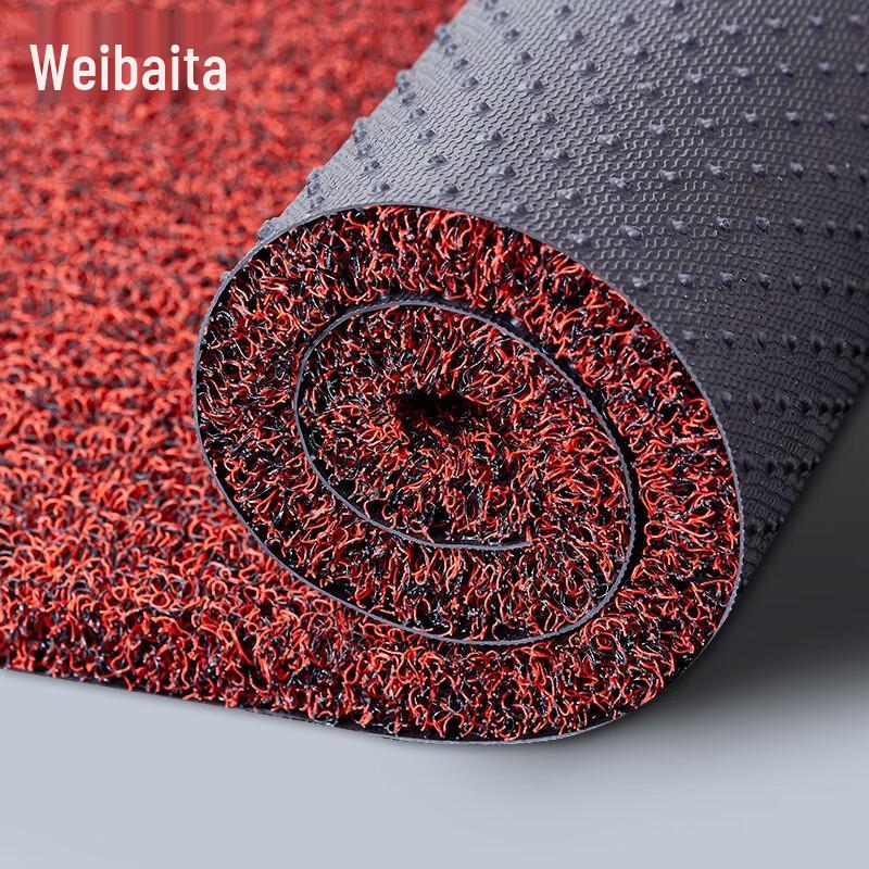 Weibaida 16 мм Утолщенный Входной Противоскользящий ПВХ Петлевой Коврик 40x60cm