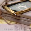 Nautical Brass Red Handled Magnifying Glass Reading Magnifier