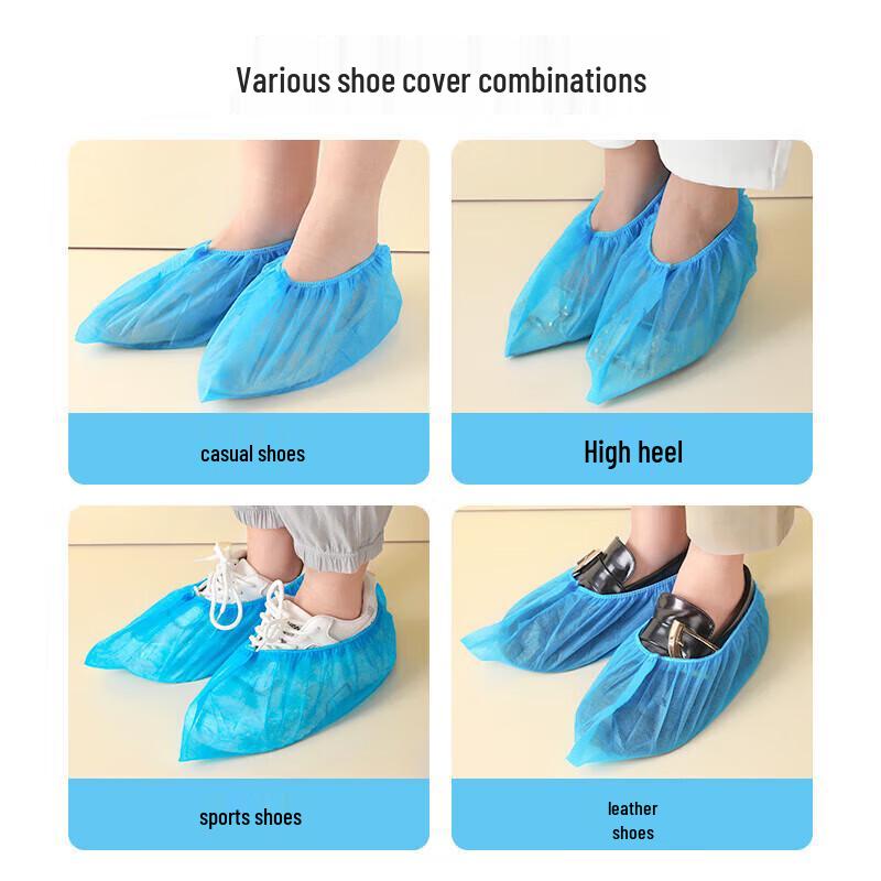 Disposable PE Shoe Covers (160 Count)