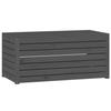 VidaXL Boîte de jardin gris 101x50,5x46,5 cm bois massif de pin 823950