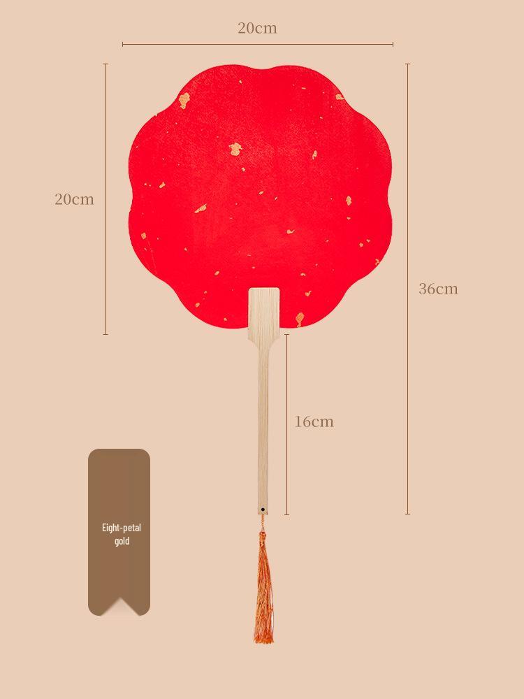 Handmade Intangible Cultural Heritage Round Fan Kit: Blank Xuan Paper for Parent-Child Festival Activities