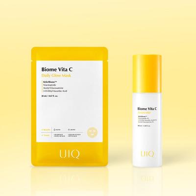 Masque Éclat Quotidien Vitamine C (5 feuilles) + Brume Sérum Vitamine C (100ml)