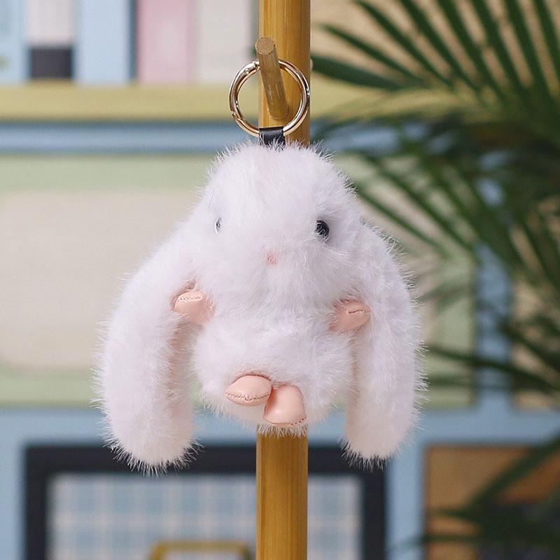 Plush Bunny Keychain With Pp Cotton Filling For Kids And Adults