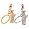 Keychain Pendant Statue of Liberty Design Lightweight Zinc Alloy Keychain with Lobster Clasp New York Landmark Accessory