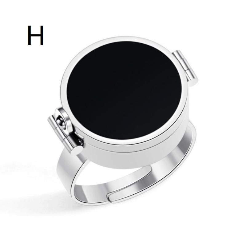 

Adjustable Finger Ring For Lip Balm Storage Portable Stainless Steel Accessory For Travel Daily Emergency Item Holder