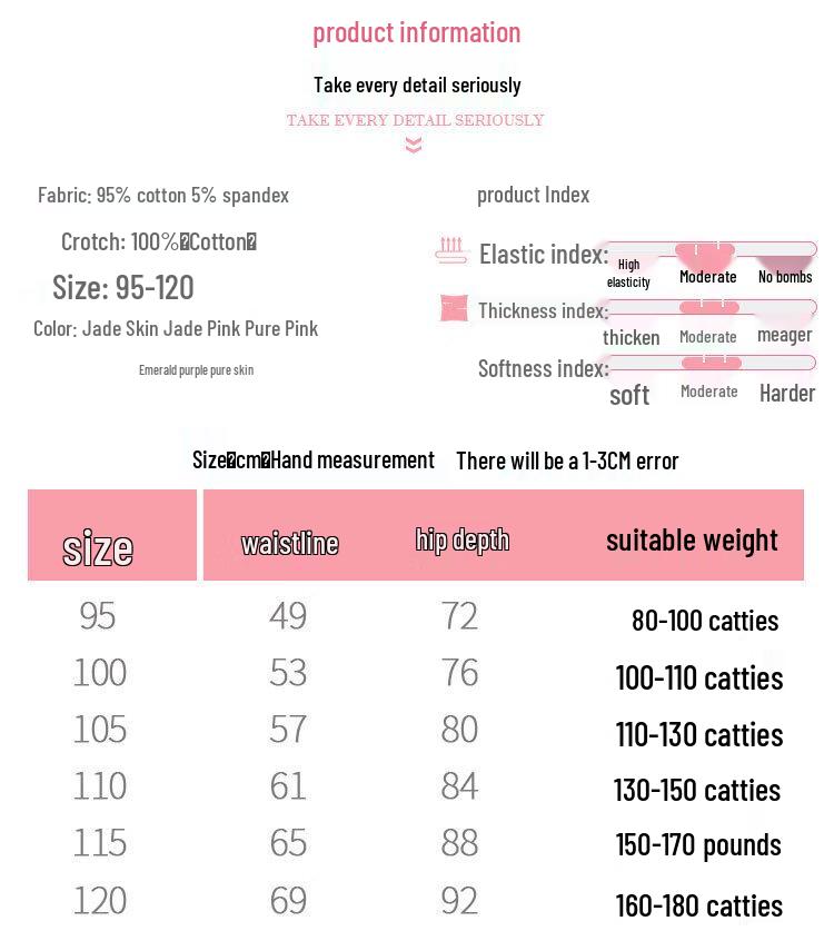 LANGSHA Women's High-Waist Cotton Briefs 4-Pack