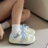 Pink puff board shoes female ugly cute autumn new chic niche design student movement