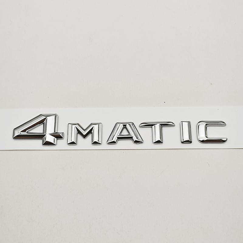 

3D ABS Car Letters Logo C300 C350 4MATIC Rear Trunk Badge Sticker Decals For Mercedes Benz C Class C300 C350 W205 Tail Marking