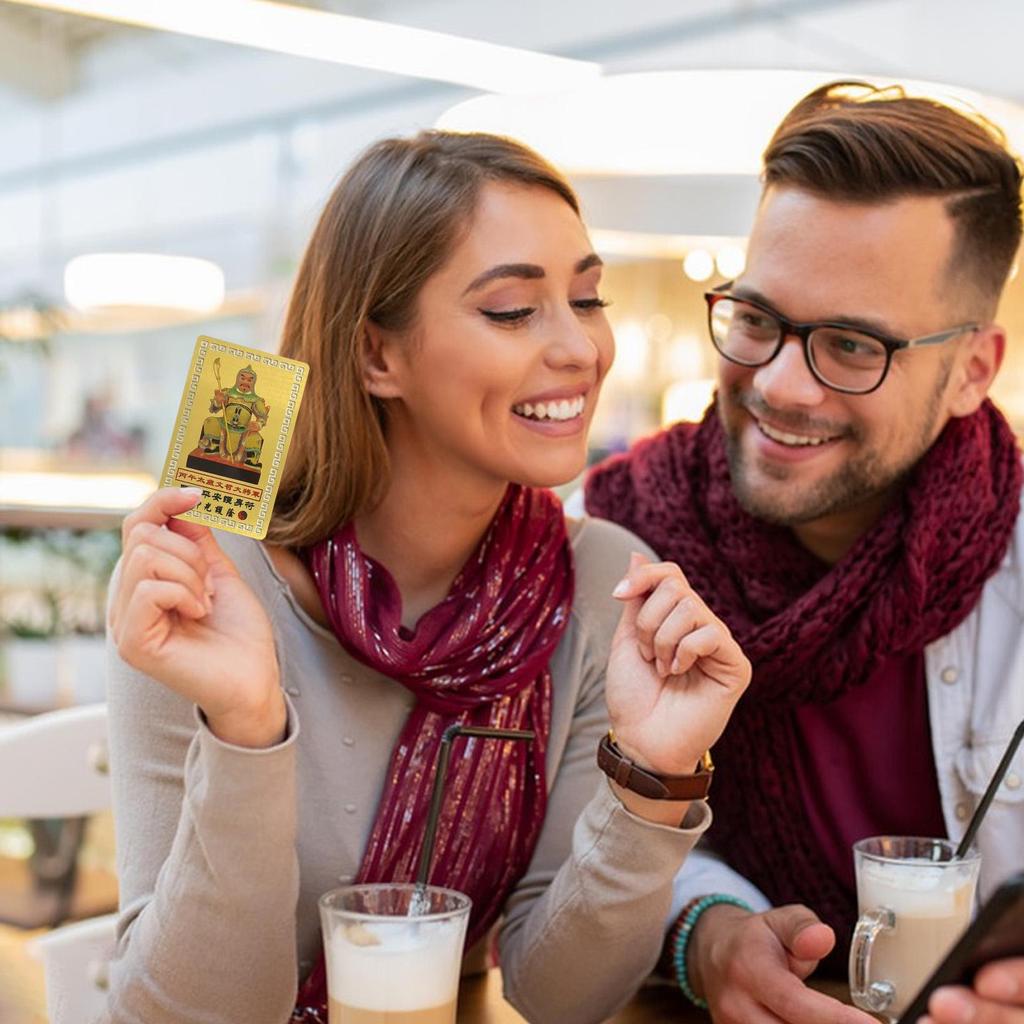 2026  Tai Sui Gold Card Feng Shui Prayer Gold Card Horse Year Good Lucky Tai Sui Protection Card Bring In Wealth And Treasure