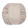 Lady Travel Cosmetic Bag Lazy Lay Flat Organizer Bags Travel Toiletry Cotton Jewelry Pouch Drawstring Makeup Bag