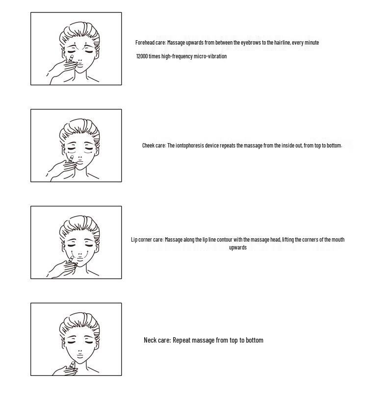 Elektrischer Augenmassagegerät mit Ionentherapie - Reduziert feine Linien, strafft und liftet, Farblicht-Schönheitsstift