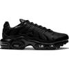 Nike Air Max Plus Abrasion Resistant Low top Kids' Running Shoes Black CD0609-001