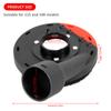 100/125mm Angle Grinder Dust Cover Dust Collector Face Cover with Connector Built-In Bristle Angle Grinder Attachment