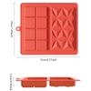 1Pcs Dubai Chocolate Mold Bar Pistachio Chocolate Bar Silicone Thick Mold for Filling Bars, Large Candy Bar Mold for Filling