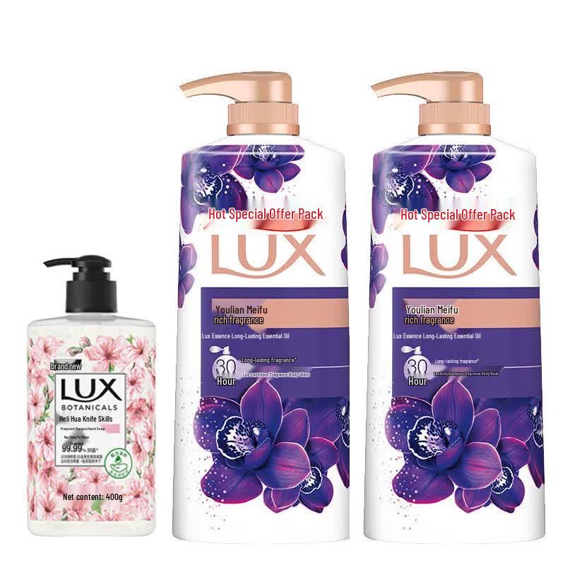 Набор LUX Гель для мытья рук «Цветение вишни» и Гель для душа «Безмятежный лотос»