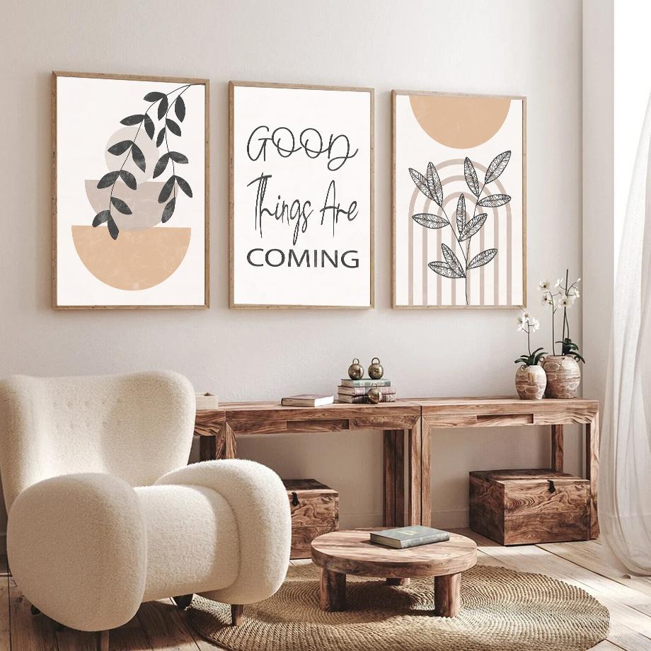 Boho Abstract Posters Artwork Geometric Wall Art Prints Canvas Painting Nordic Decoration Pictures Aesthetics Home Decor Mural