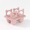 Silikon Baby Tenningsispinneform BPA-fri Fryserbrett for Frukt Yoghurt Tåler Oppvaskmaskin Morsom Tyggeleke