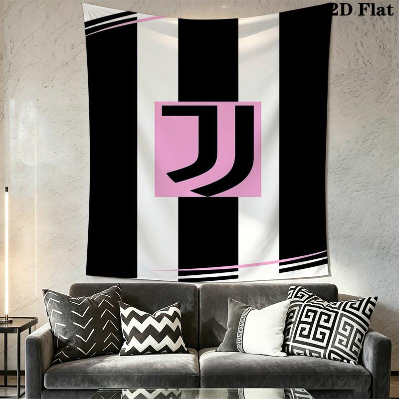 Juventus Logo Minimalist Threepiece Set 1 Duvet Cover 2 Pillowcase Without Core Soft And Comfortable Christmas Birthday Gift
