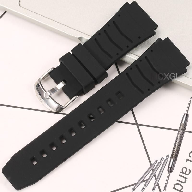 Men's Silicone Watch Strap Replacement Fit for Casio PRG-80 PAG-80 PRW-1000 PRW-1100 Rubber Watch Bands Wristband Bracelet