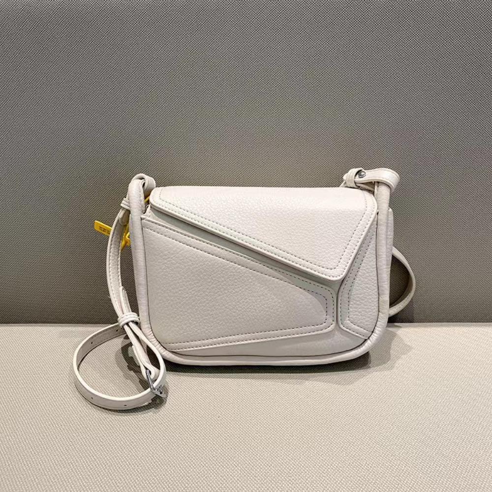 

Women s bag fashion soft bag women s bag cross-border versatile shoulder bag messenger bag texture handbag bags 23*9*18 белый