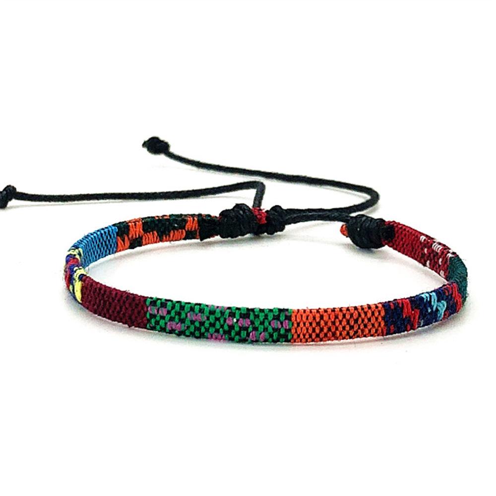 Colorful Bohemian Ethnic Woven Friendship Bracelet