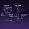 5 Gear Adjustable Electric Scalp Massage Brush Comb USB Rechargeable Vibrating Scalp Massager Tool for Hair Treatments