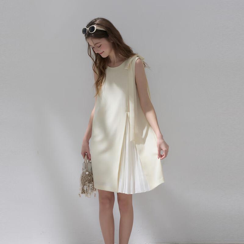 Sancai 2026 Summer Sweet Sleeveless A-Line Mini Dress