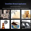 18-in-1 Multifunctional Snowflake Wrench & Screwdriver - Compact Octagonal Tool for Home Use