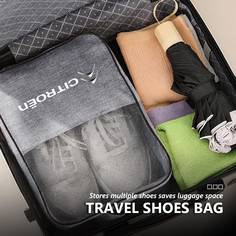 Dustproof Oxford Folding Shoes Storage Bag Travel Organizer Pouch For Citroen Jumper Celysee Cactus Picasso Aircross Saxo Grand