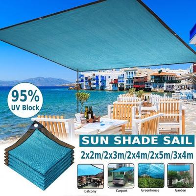 Balcony Courtyard Outdoor Sunscreen Shading Net Edging Perforated Green Flat Needle Shading Net