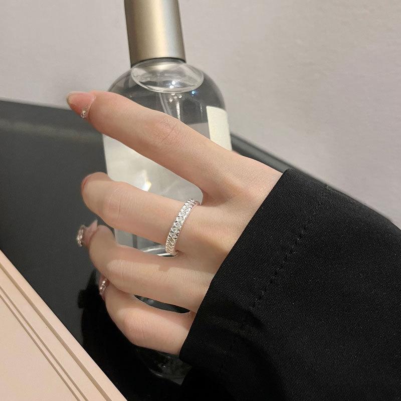 

Кольцо с бриллиантами, ряд, кольцо с бриллиантами, регулировка открытия, женское, легкое, роскошное