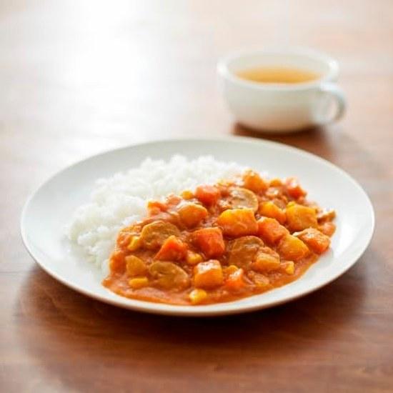 Muji Curry Domestic Apples Vegetables Not Spicy 180g (1 Serving)