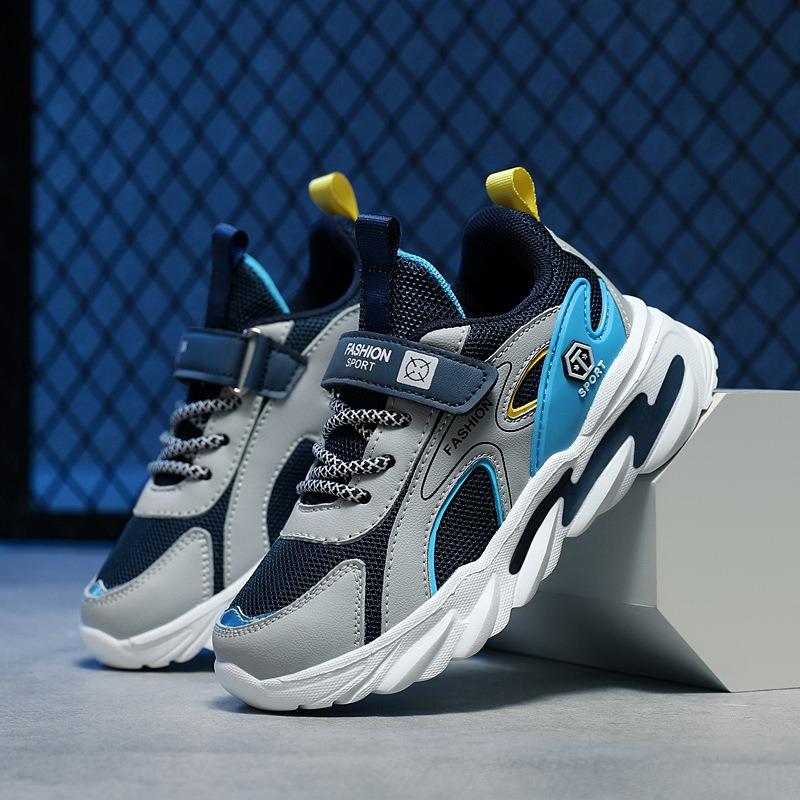 Scarpe Sportive per Bambini Rete Traspirante Suola Spessa Antiscivolo Sneakers Comode