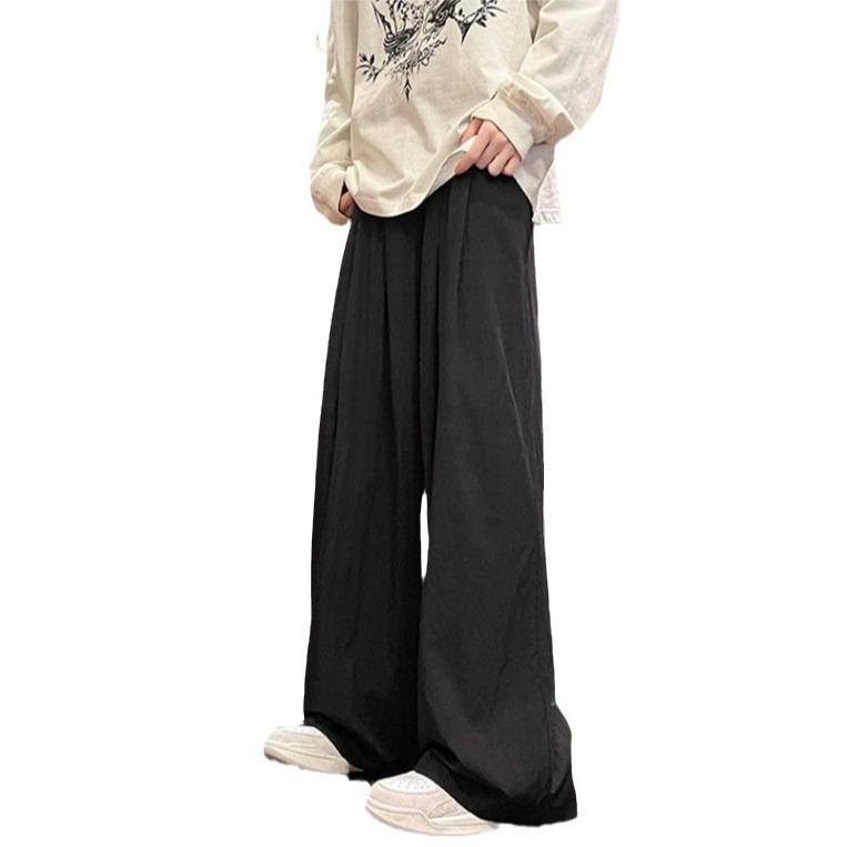 Lazy Style Yamamoto Pants Summer Thin Quick-drying Wide-leg Pants Tall and Extended Draping Loose Pants for Women