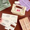 Collapsible Crate Plastic Folding Storage Box Basket Utility Cosmetic Container Desktop Holder Home Use School Desk Storage Box